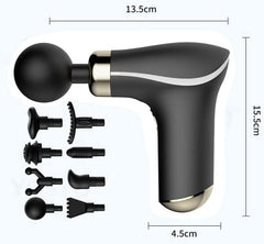 Deep Tissue Massage Gun with Brushless Motor, Type-C Fast Charging