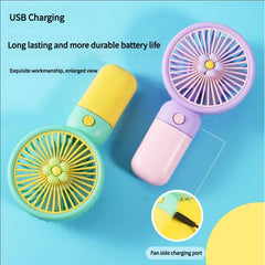 Portable Rechargeable Mini Table Fan for Home & Office