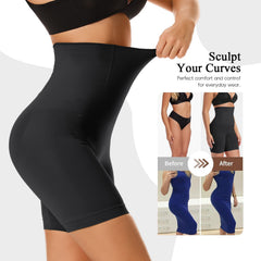 High Waisted Plus Size Shapewear Shorts for Women