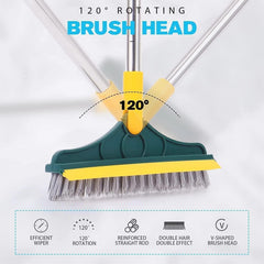 Bathroom Cleaning Brush with Long Handle
