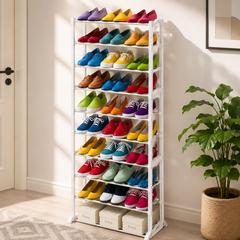 10-Tier Tall Shoe Rack Storage Organizer