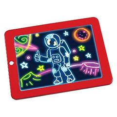 Kids Learning Magic Drawing Pad with LED Light Board