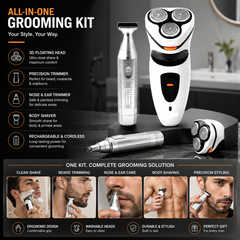 3-in-1 Rechargeable Grooming Kit for Men