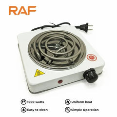 Portable Electric Hot Plate 1000W Single Burner