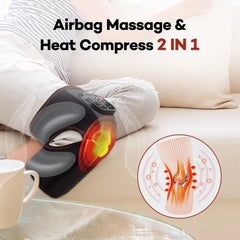 Wireless Heated Knee Massager with Air Pressure Compression