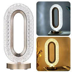 Modern Iron Crystal Table Lamp