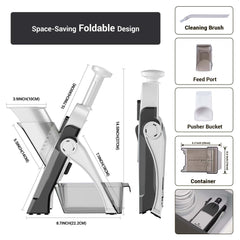 Multi-Blade Vegetable Slicer and Food Chopper
