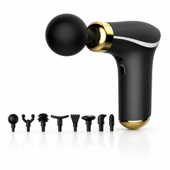 Deep Tissue Massage Gun with Brushless Motor, Type-C Fast Charging