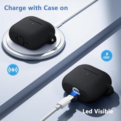 Soft Silicone Earbuds Charging Case Cover