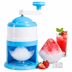 Portable Manual Ice Crusher and Shaved Ice Maker